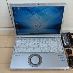 JC01221 パナソニック Let\'s Note CF-SZ6 256GB LTE DVD良品 office2019
