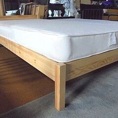 札幌白石区 シングルベッド 無印良品 パイン材突板 木製ベッド