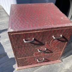 終了:手頃な昔ながらの収納箱の画像