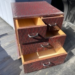 終了:手頃な昔ながらの収納箱の画像