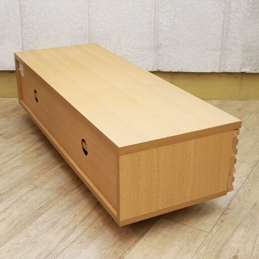 478)Unico ウニコ LIJN レイン AVボード 幅120㎝ 天然木 テレビボード テレビ台
