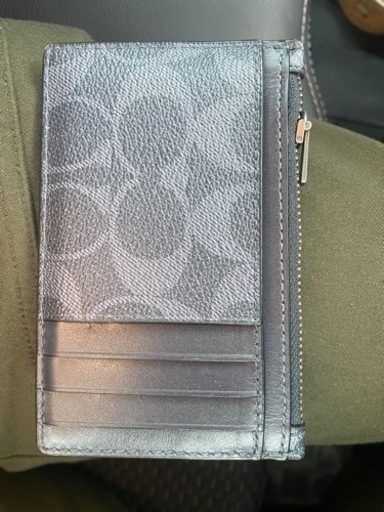 coach ネイビー　小銭入れ