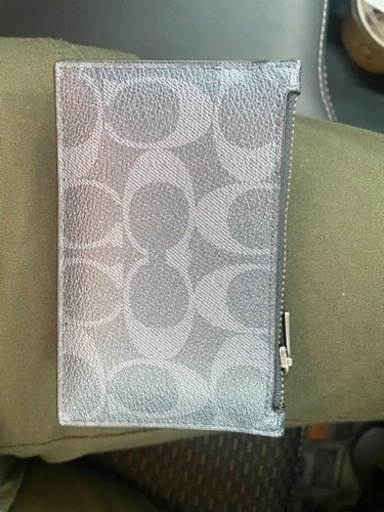coach ネイビー　小銭入れ