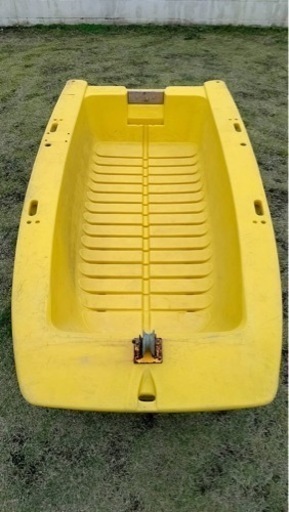 【美品】　RYOBI（リョービ）　BOAT ACE（ボートエース）　手漕ぎ仕様　オール×2本付き　2人乗り　軽量/ポリエチレン製