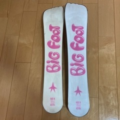 【値段交渉OK】ショートスキー（ビッグフット）&ストックのセットの画像
