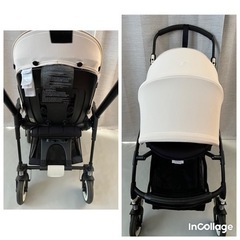 お取引き完了しました^ ^  バガブー  ビー3 bugaboo bee3 ベビーカーです。 色はブラックフレームのオフホワイトの画像