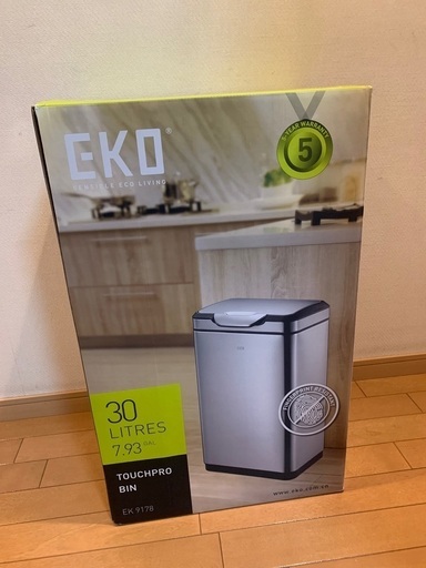 EKO タッチプロビン 30L　EK9178BS-30L 新品未使用」EKO ゴミ箱 タッチプロビン30L EK9178BS-30L 自動開閉