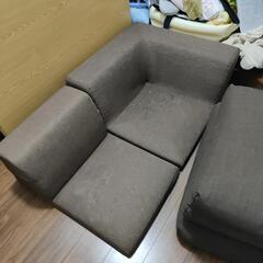 【GWのみ無料】2人用ローソファークッションセット