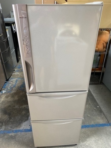HITACHI 3ドア冷蔵庫 R-K270EV(T) 2015年製 265L 自動製氷機能付●E022M311