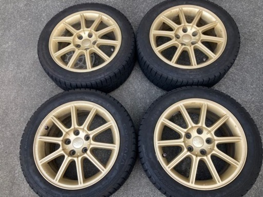 スタッドレス 245/45R17 インプレッサWRX 純正ホイール付き 4本