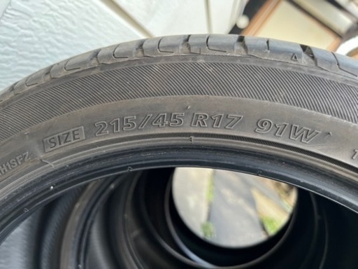 ブリジストン エコピアNH100 215/45R17 5分山ぐらい