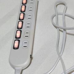 テーブルタップ スイッチ付きの画像