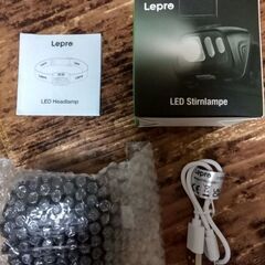 新品未使用、Lepro ヘッドライト /LED ヘッドランプ の画像