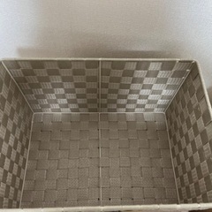 収納バスケット譲りますの画像