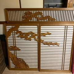 書院欄間　