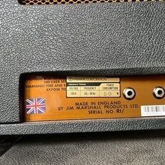 マーシャルアンプ50w &スピーカの画像