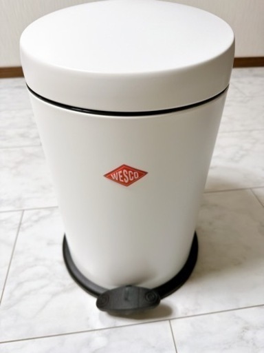 【新品未使用】Wescoペダル式ゴミ箱13L