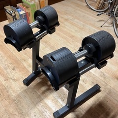 可変式ダンベル フレックスベル 2個 専用スタンド付 NUO FLEXBELL 32kg アジャスタブルダンベル 筋トレの画像