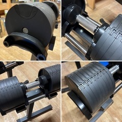 可変式ダンベル フレックスベル 2個 専用スタンド付 NUO FLEXBELL 32kg アジャスタブルダンベル 筋トレの画像