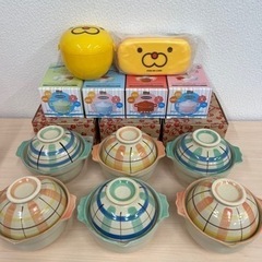 ぞうすい鍋6セット＋オマケの小物入れとお弁当箱