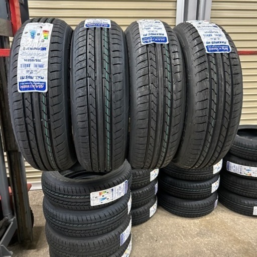 新品　2025年製　155/65R14 サマータイヤ　組み替え　バランス調整　新品エアバルブ　全て無料です　軽自動車サイズ　夏タイヤ　4本セット税込みです