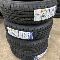 新品　2025年製　155/65R14 サマータイヤ　組み替え　バランス調整　新品エアバルブ　全て無料です　軽自動車サイズ　夏タイヤ　4本セット税込みですの画像