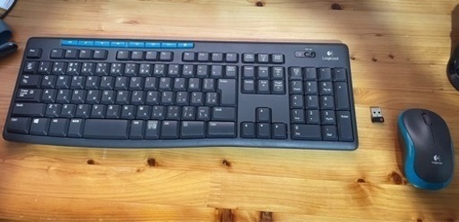 Logicool ワイヤレスキーボード/マウスセット　USBレシーバータイプ