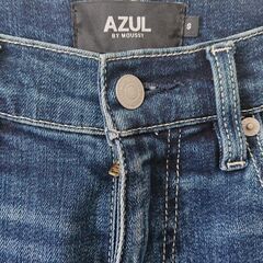 MOUSSY ダメージスキニーデニム  メンズSの画像