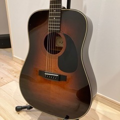 ARIA Japanビンテージアコースティックギター(ビンテージハードケース付き)