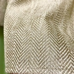 【お話し中】春秋　ベルト付厚手ツイードプルオーバー　L相当の画像