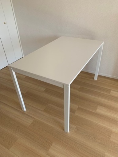 IKEA MELLTORP メルトルプ テーブル, ホワイト, 125x75 cm