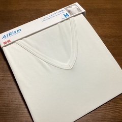 エアリズム　Vネック　2枚組の画像