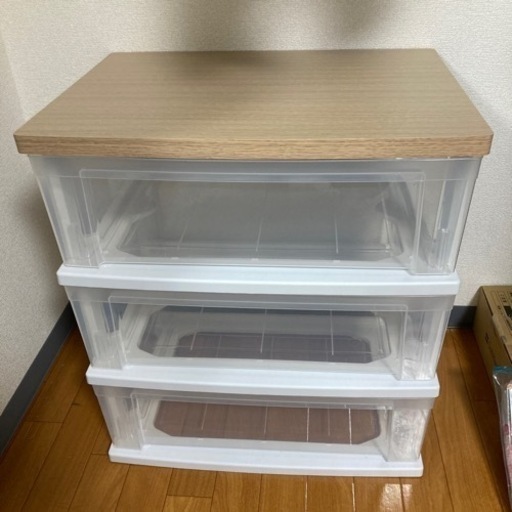 【お譲り先決まりました】アイリスオーヤマ ウッドチップチェスト