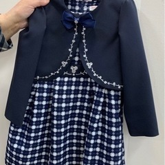 【最終価格】新品　フォーマルワンピース　入学式　120cmの画像