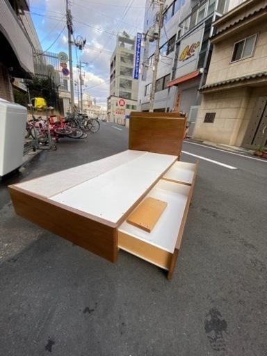 ㊗️激安?シングルベッドセット引き出しあり?大阪市内配達設置無料??