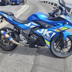 gsx250R 書類、鍵付き　事故現状車