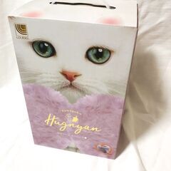 【新品】USBヒーター内蔵 かわいい腰当て ふわポカ ハグにゃん ピンク又はグレーの画像