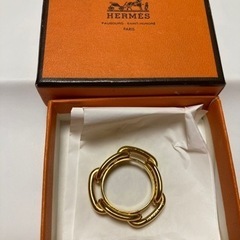 決まりました。中古　HERMES エルメス　スカーフリングの画像
