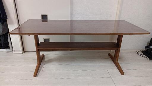 TS 園田産業 ダイニング4点セット 4人掛け 天然木 ブラウン系 1人掛け