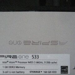 本日限定ノートパソコン10インチの画像