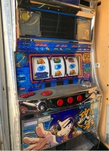 初代政宗パチスロ実機 コイン不要機付き(直接取引きのみ)
