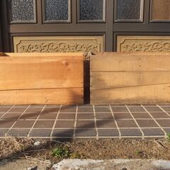 リンゴ箱　木箱　2個　貴重　アウトドア　キャンプ　収納　リメイク　植木台　他の画像