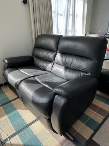 ニトリ2人がけ電動ソファー