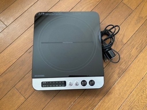 2019年製 アイリスオーヤマ IHクッキングヒーター 1400W ブラック IHK-T35-B(0224k)