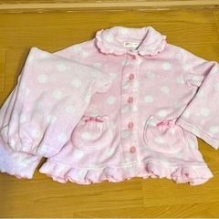 120cm パジャマ あったか　もふもふ　ピンクの画像