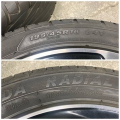 S660 α 純正ホイール、サマータイヤセット4本の画像