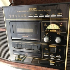 LP カセット CD プレーヤー 再生確認済みの画像