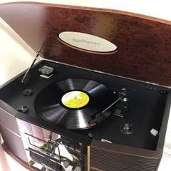 LP カセット CD プレーヤー 再生確認済みの画像