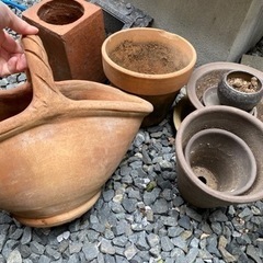 植木鉢　テラコッタなど　