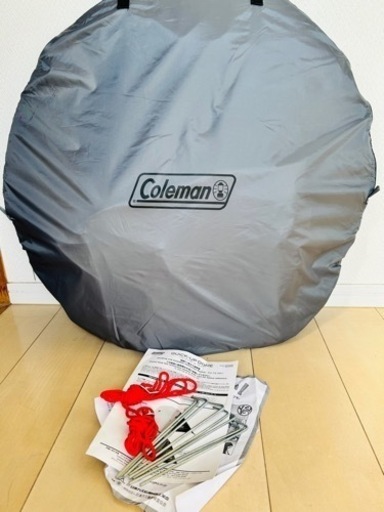 美品コールマン ワンタッチテント キャンプ用品